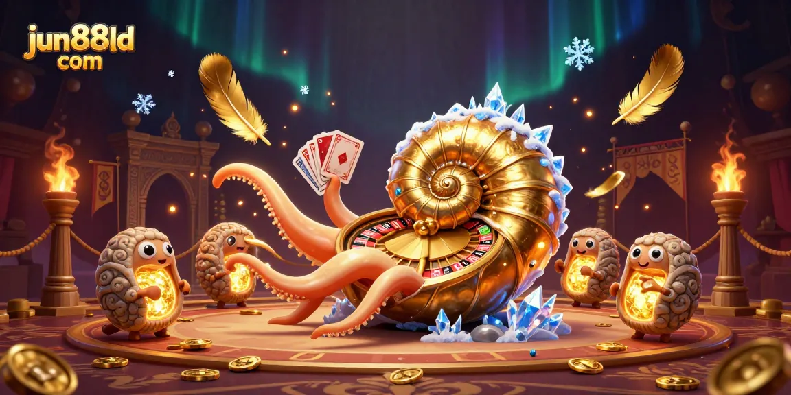 Experience thrilling gaming action at jun88ld com with a vibrant 3D casino scene