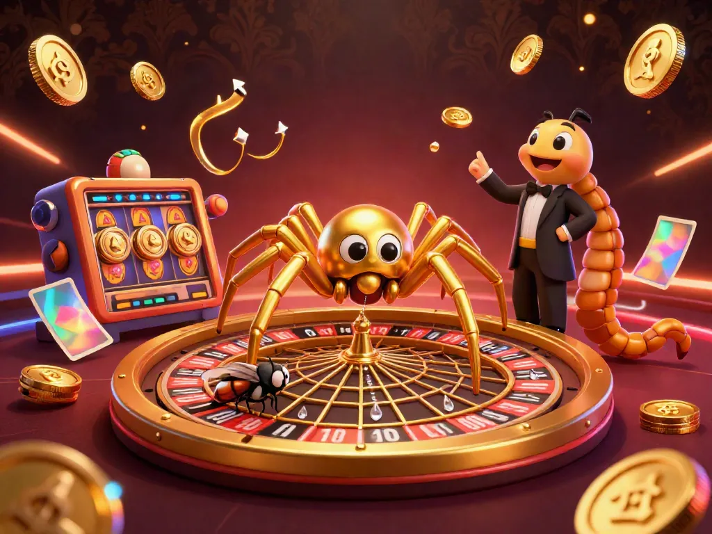 Place bets confidently at nền tảng go88's interactive roulette wheel, featuring engaging characters and vibrant casino elements.